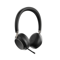 Yealink Wireless (BH76) Ms ANC Stereo Headset + BT51 USB-A DONGLE-QI CHARGING-BLACK-USB-A